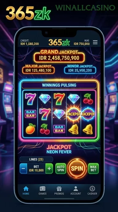 Cuplikan layar MONTE77 — menu navigasi