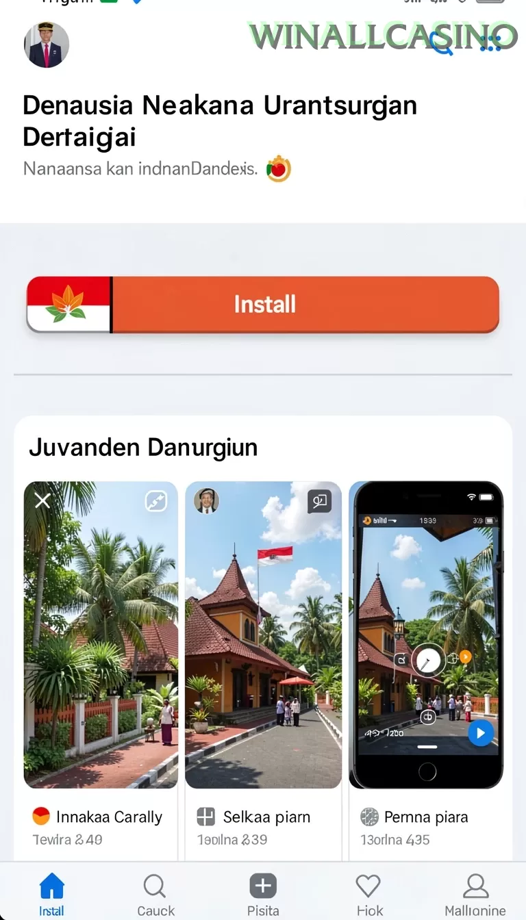 Cuplikan layar JEEPTOTO — menu navigasi