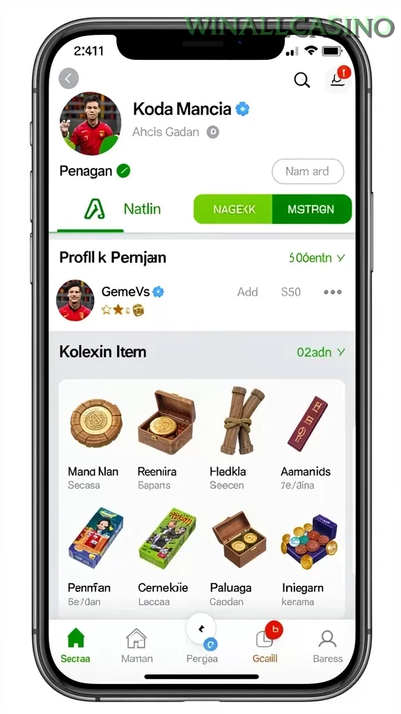 Cuplikan layar JOSS188 — pengaturan akun